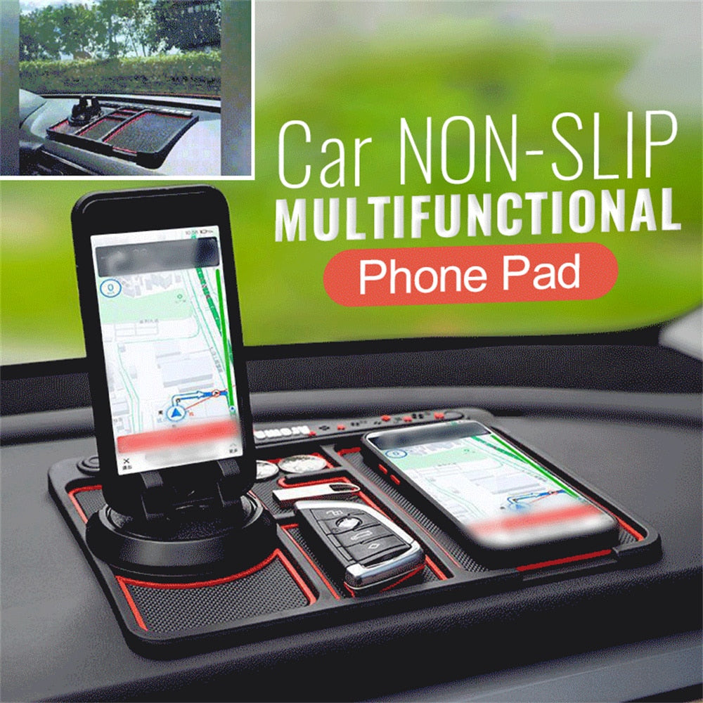 Car Anti-slip Mat Auto Phone Holder Multi-functional Sticky Anti Slide Dash  Phone Mount Silicone Dashboard Non Slip Car Pad Mat