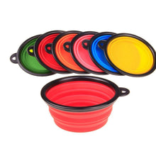 Load image into Gallery viewer, Collapsible Silicone Dog Bowl